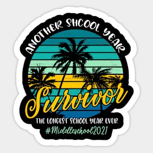 2021 The Longest School Year Ever MIDDLESE SCHOOL 2021 Sticker